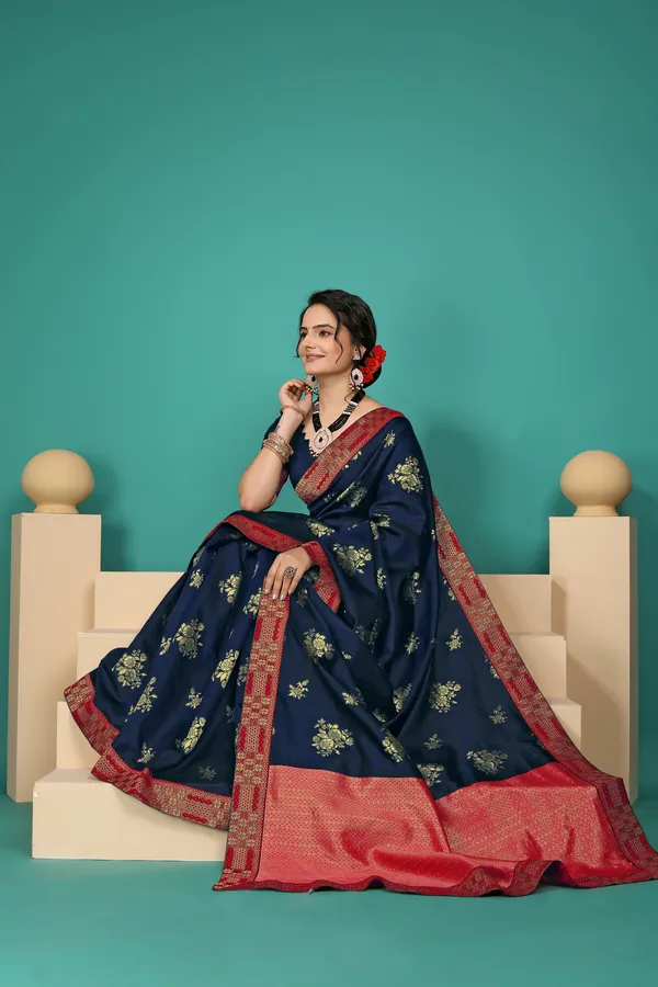Blue_Cotton_Saree_For_Women