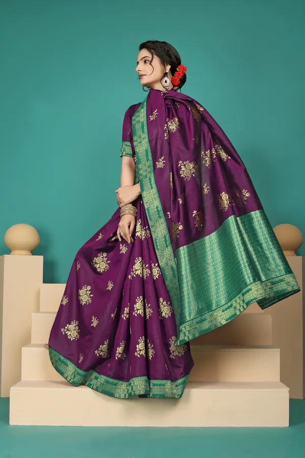 Purple_Cotton_Saree_For_Women