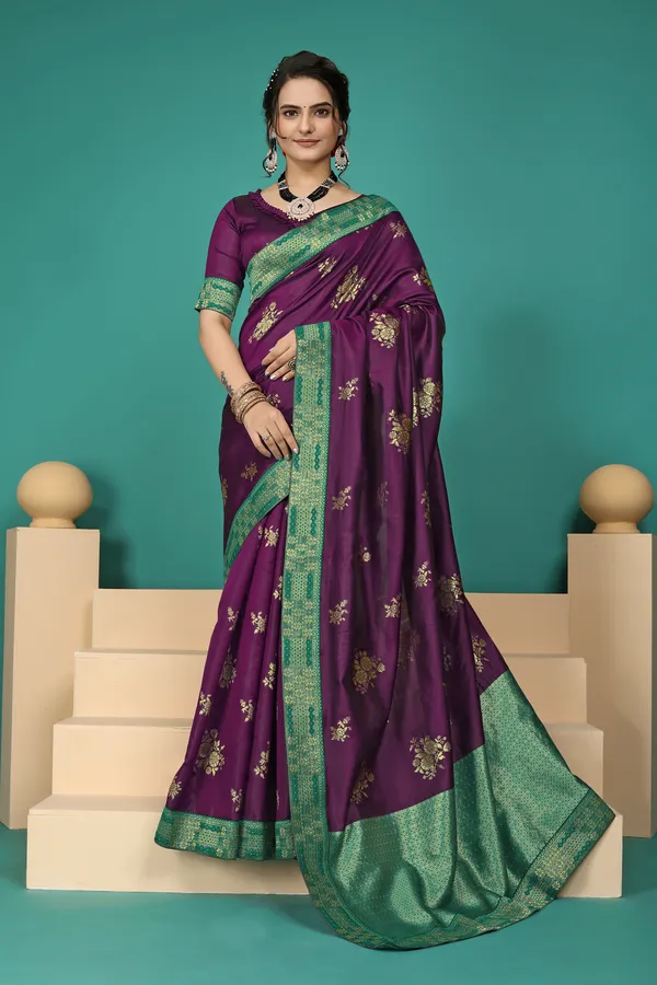 Purple_Cotton_Saree_For_Women