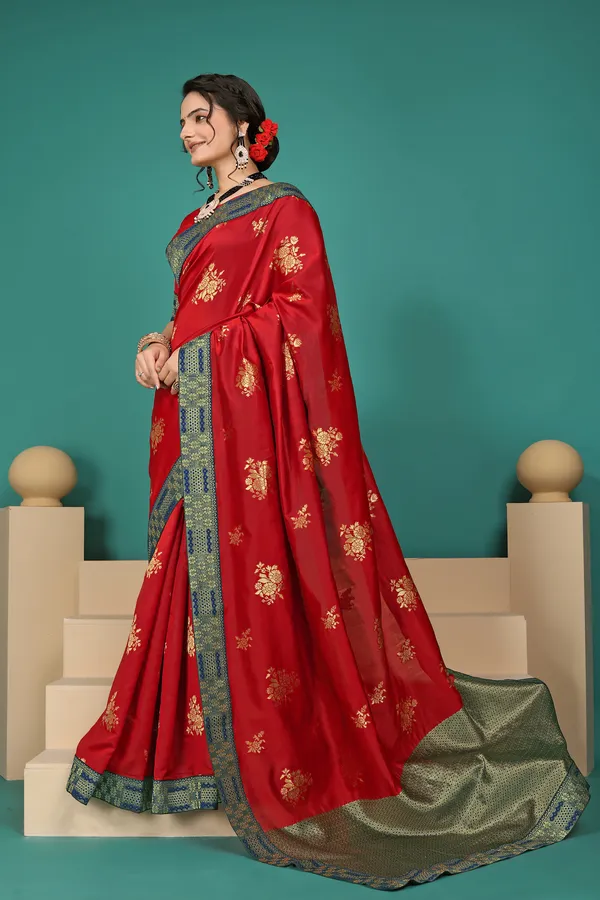 Red_Cotton_Saree_For_Women