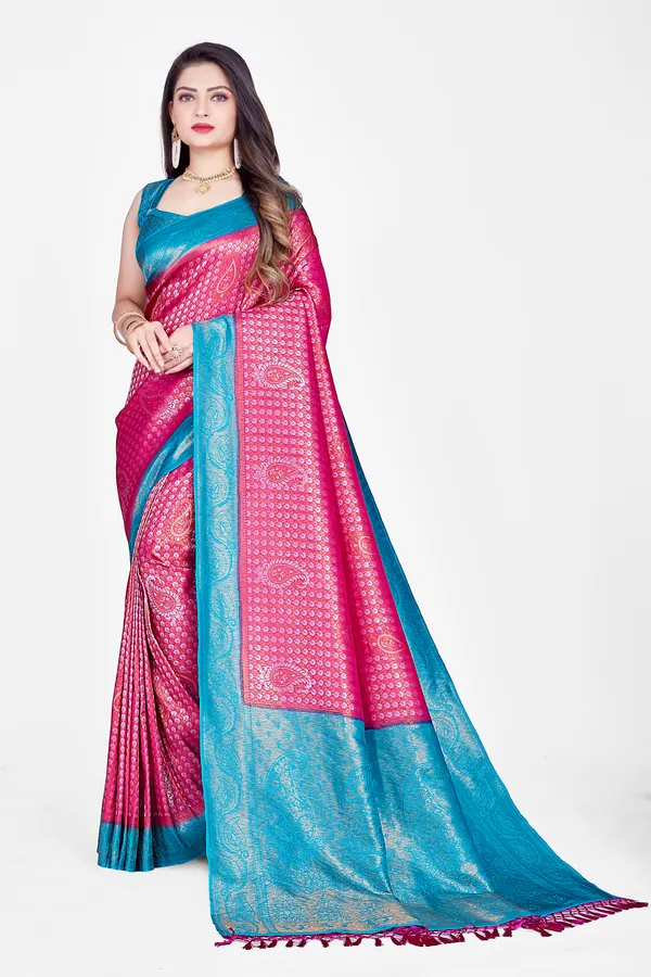 Designer_Banarasi_Saree_for_Elegant_Look_By_AAGIRI