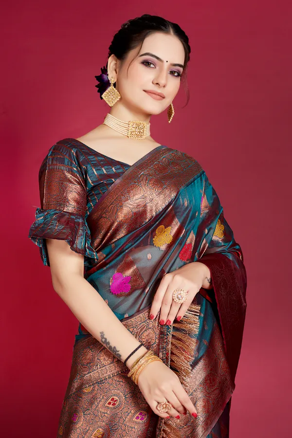 Lightweight_Designer_Organza_Saree_with_Blouse_Piece_|_Perfect_Saree_for_Women