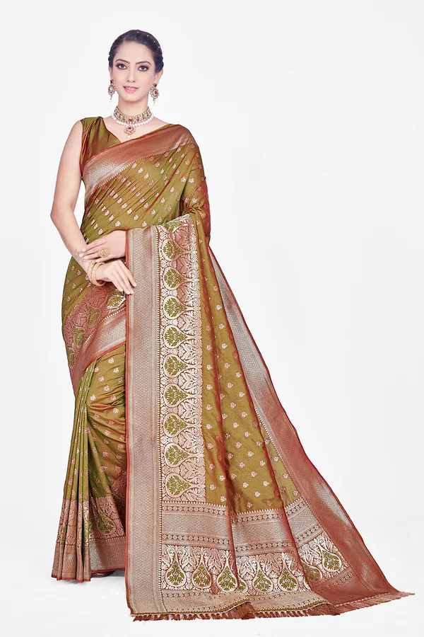 Nazoya_Mehndi_Saree_For_Women