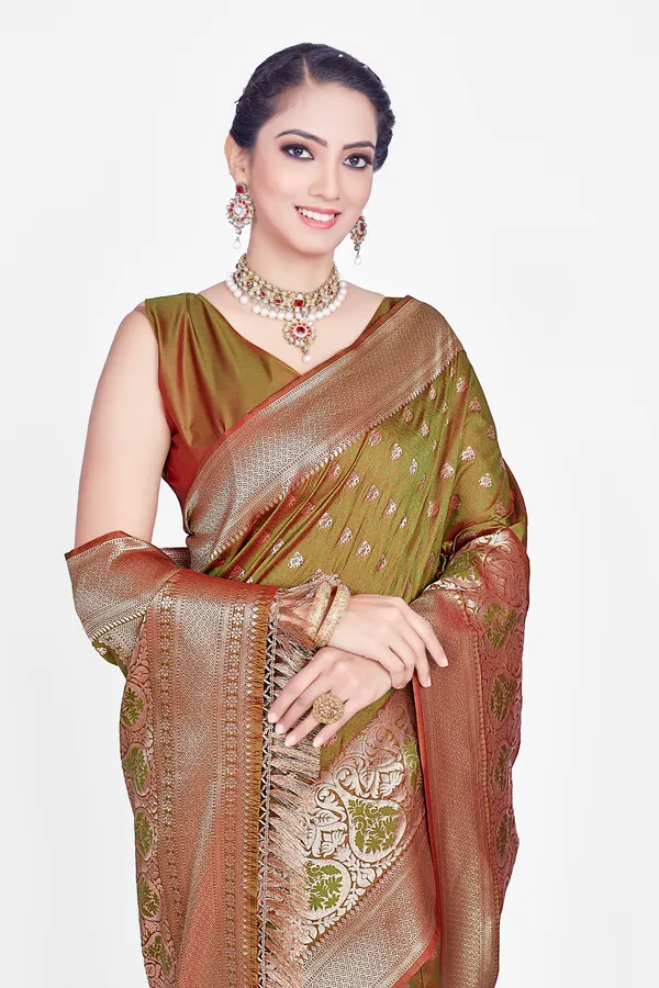 Nazoya_Mehndi_Saree_For_Women