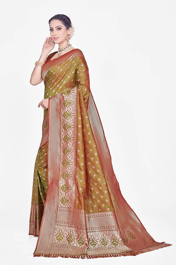 Nazoya_Mehndi_Saree_For_Women