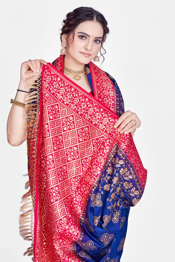 Premium_Dola_silk_saree_with_Gold_tone_zari_work