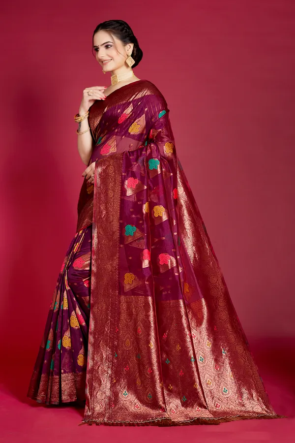 Lightweight_Designer_Organza_Saree_with_Blouse_Piece_|_Perfect_Saree_for_Women