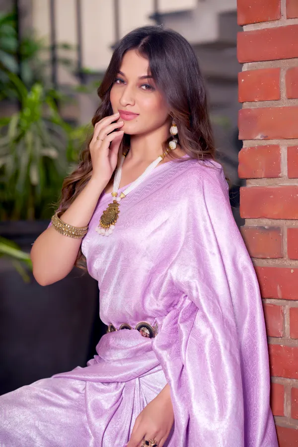 Premium_Nylon_saree_with_tassals_work