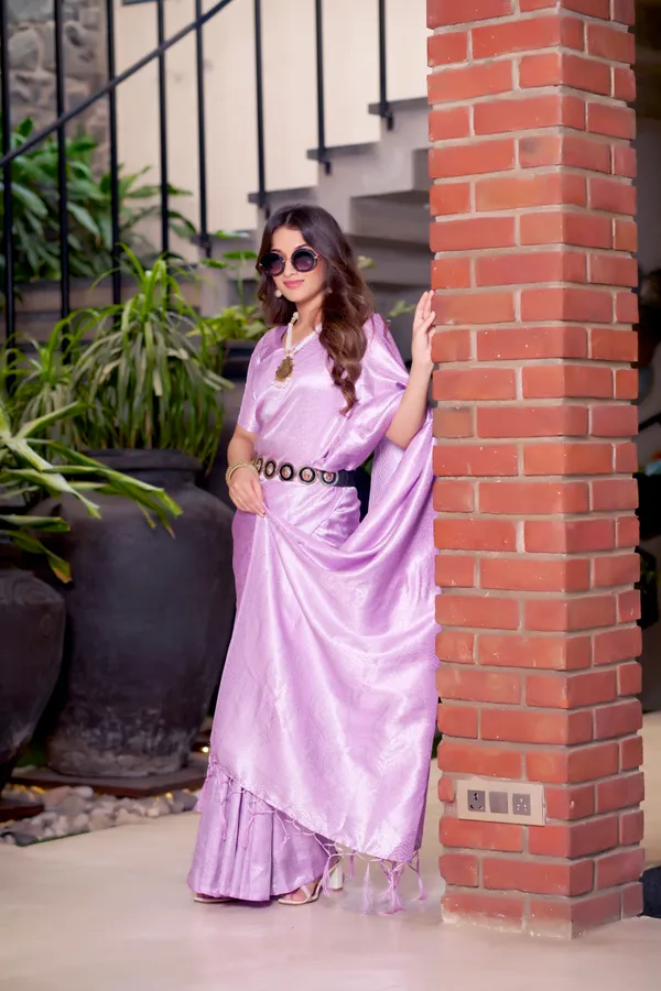 Premium_Nylon_saree_with_tassals_work