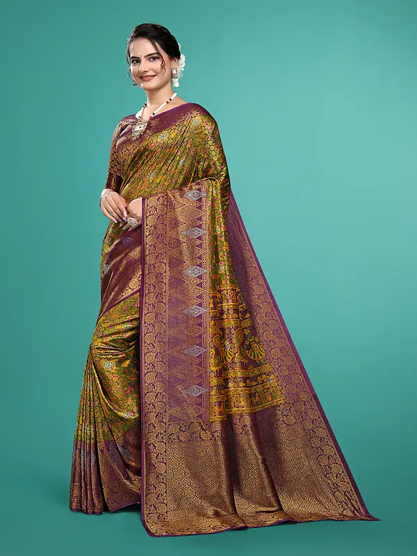 Premium_Nylon_Softy__Banarasi_Silk_Sarees_new_collection_for_wedding_Occasion_with_Gold_Tone_Zari_work_in_a_elegant_Navy_Blue_Colour_||_Best_collection_of_Sarees_for_women_at_Lowest_Prices_with_Free_Shipping_||_COD_also_available