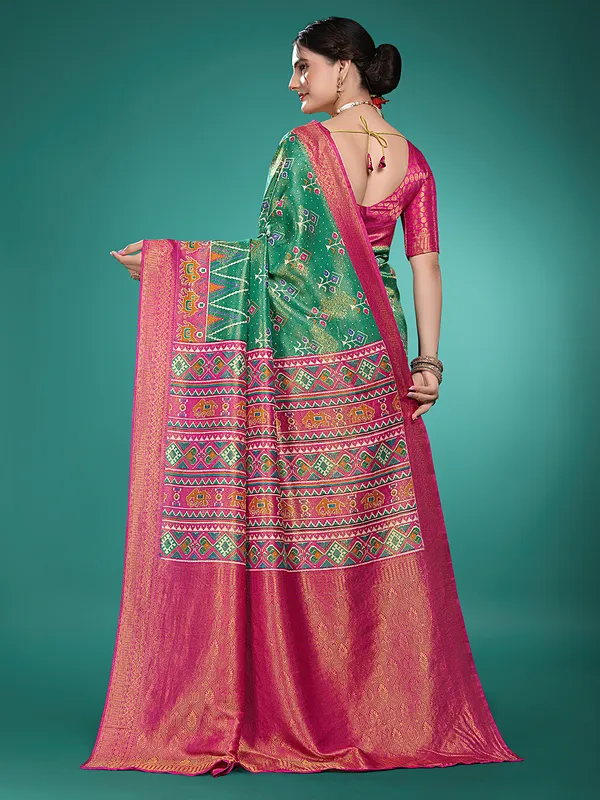 Premium_Nylon_Softy__Banarasi_Silk_Sarees_new_collection_for_wedding_Occasion_with_Gold_Tone_Zari_work_in_a_elegant_RAma_Colour_||_Best_collection_of_Sarees_for_women_at_Lowest_Prices_with_Free_Shipping_||_COD_also_available
