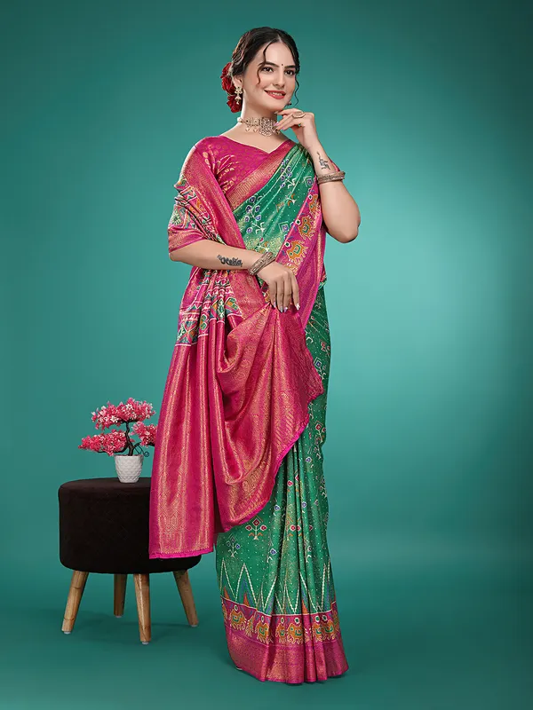 Premium_Nylon_Softy__Banarasi_Silk_Sarees_new_collection_for_wedding_Occasion_with_Gold_Tone_Zari_work_in_a_elegant_RAma_Colour_||_Best_collection_of_Sarees_for_women_at_Lowest_Prices_with_Free_Shipping_||_COD_also_available