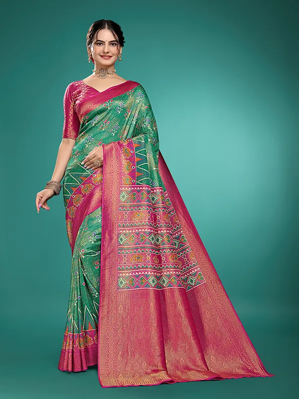 Premium_Nylon_Softy__Banarasi_Silk_Sarees_new_collection_for_wedding_Occasion_with_Gold_Tone_Zari_work_in_a_elegant_RAma_Colour_||_Best_collection_of_Sarees_for_women_at_Lowest_Prices_with_Free_Shipping_||_COD_also_available