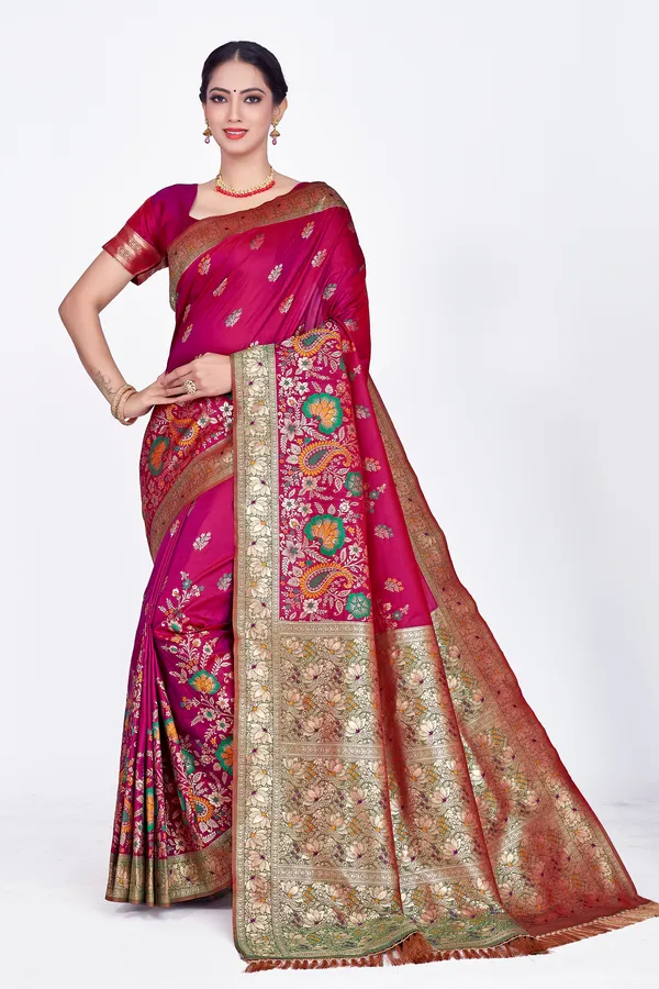 Premium_Banarsi_Silk_saree_,_Unique_design_with_multicolour,_premium_Zari_work