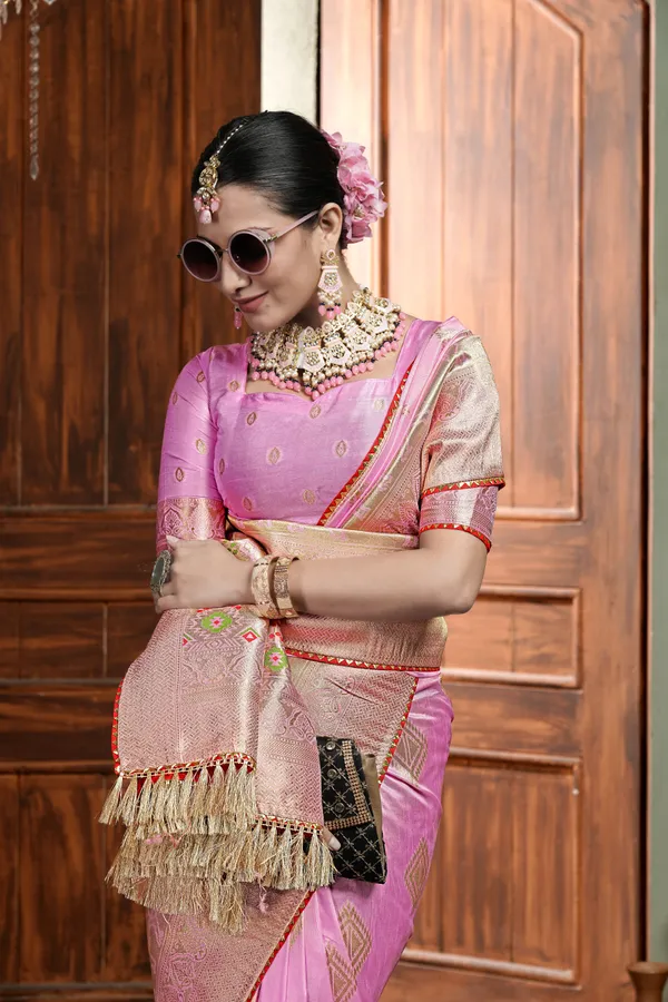 Pink_Dola_Saree_For_Women