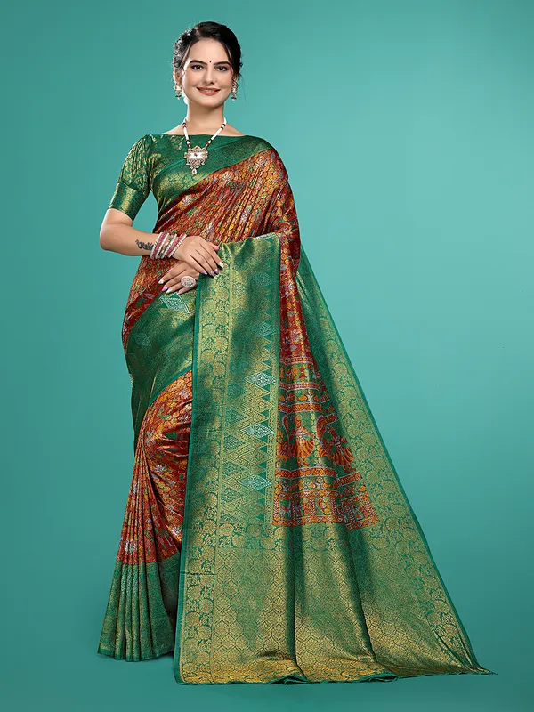 Premium_Nylon_Softy__Banarasi_Silk_Sarees_new_collection_for_wedding_Occasion_with_Gold_Tone_Zari_work_in_a_elegant_Red_Colour_||_Best_collection_of_Sarees_for_women_at_Lowest_Prices_with_Free_Shipping_||_COD_also_available