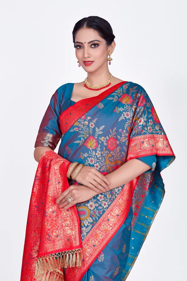 Premium_Banarsi_Silk_saree_,_Unique_design_with_multicolour,_premium_Zari_work