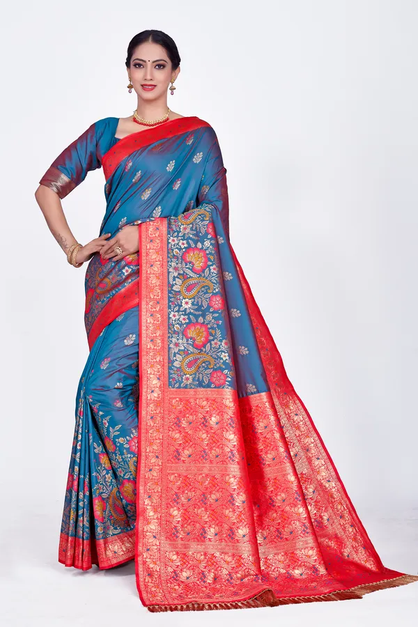 Premium_Banarsi_Silk_saree_,_Unique_design_with_multicolour,_premium_Zari_work