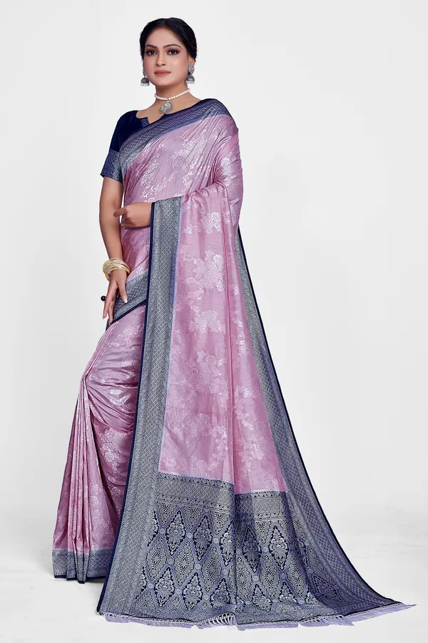 crystal_silk_lavender_Saree_For_Women
