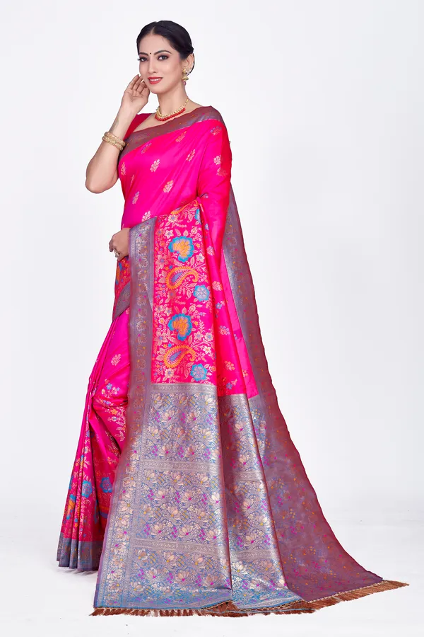 Premium_Banarsi_Silk_saree_,_Unique_design_with_multicolour,_premium_Zari_work
