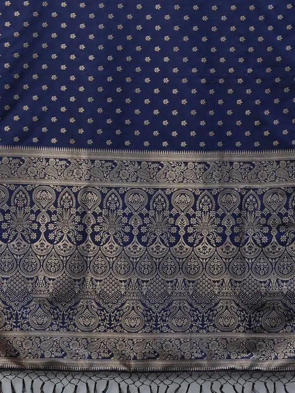 avy_Blue_Banarasi_Silk_Saree_with_Antique_Gold_Zari_Work
