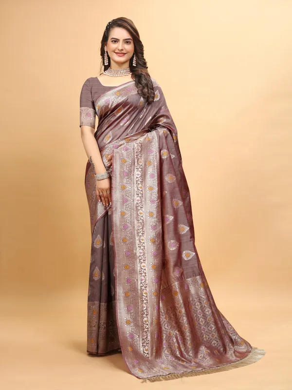 Premium_Cotton_Silk_Sarees_new_collection_for_wedding_Occasion_with_Crustal_Tone_Zari_work_in_a_Bright_and_Beautiful_color