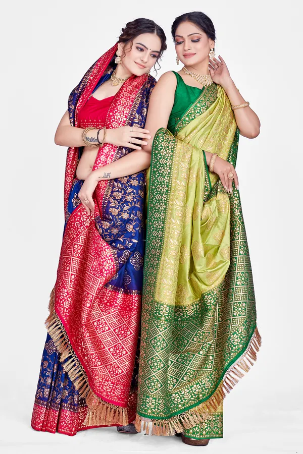 Premium_Dola_silk_saree_with_Gold_tone_zari_work