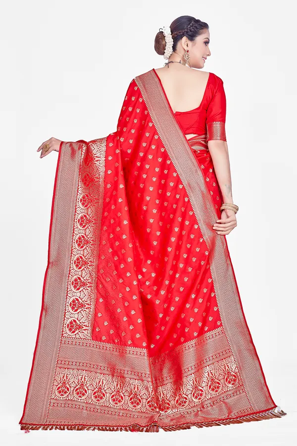 Nazoya_Red_Saree_For_Women
