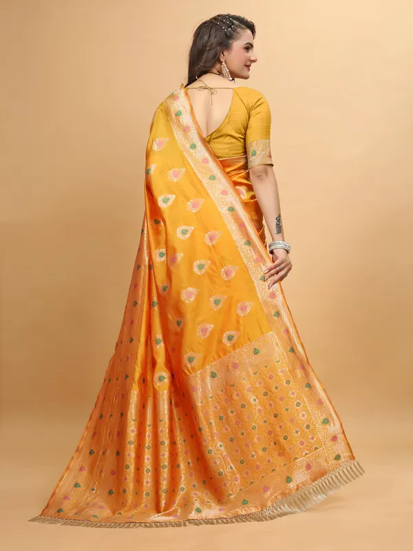 Premium_Cotton_Silk_Sarees_new_collection_for_wedding_Occasion_with_Crustal_Tone_Zari_work_in_a_Bright_and_Beautiful_color