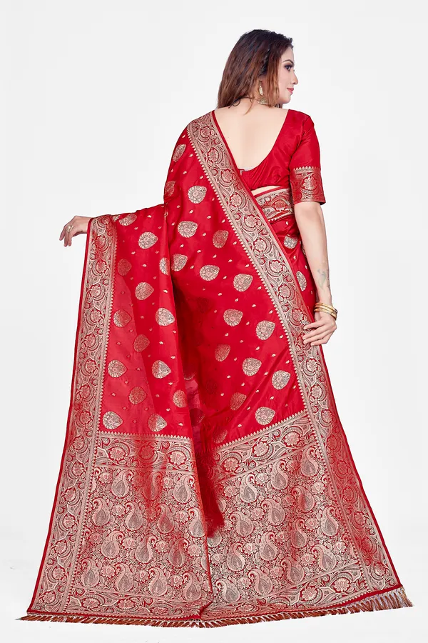 Red_Banarsi_Silk_Saree_For_Women