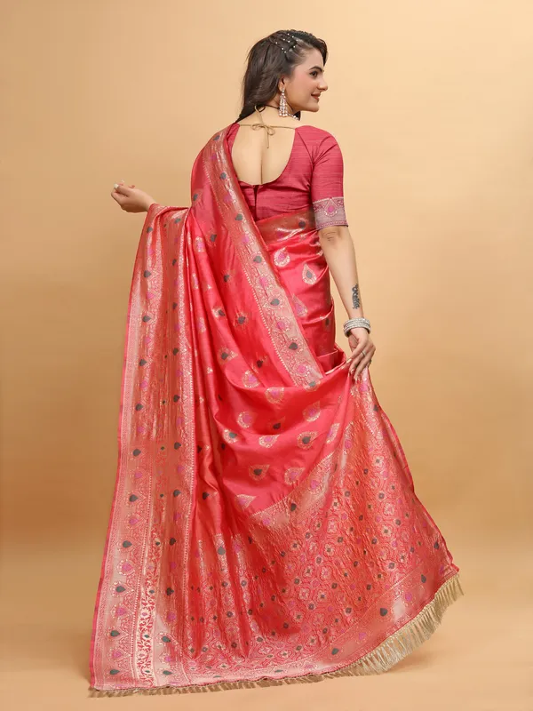 Premium_Cotton_Silk_Sarees_new_collection_for_wedding_Occasion_with_Crustal_Tone_Zari_work_in_a_Bright_and_Beautiful_color