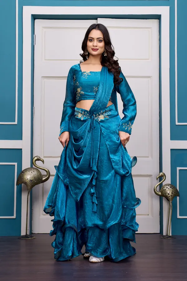 BLUE_LAHENGA_SET_(4PCS)