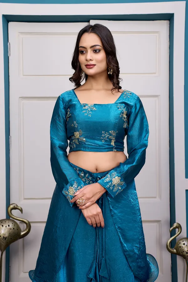 BLUE_LAHENGA_SET_(4PCS)