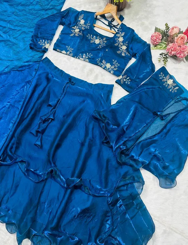 BLUE_LAHENGA_SET_(4PCS)