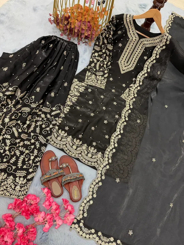 BLACK_PREMIUM_DESIGNER_READYMADE_TOP_PLAZZO_&_DUPATTA