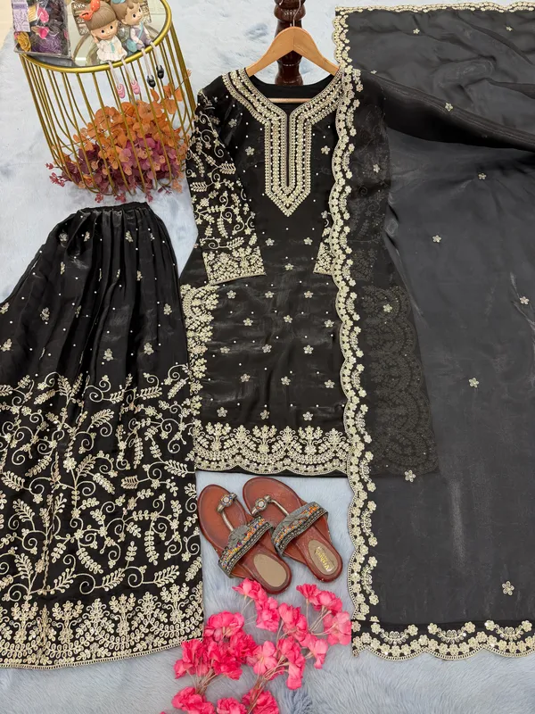 BLACK_PREMIUM_DESIGNER_READYMADE_TOP_PLAZZO_&_DUPATTA