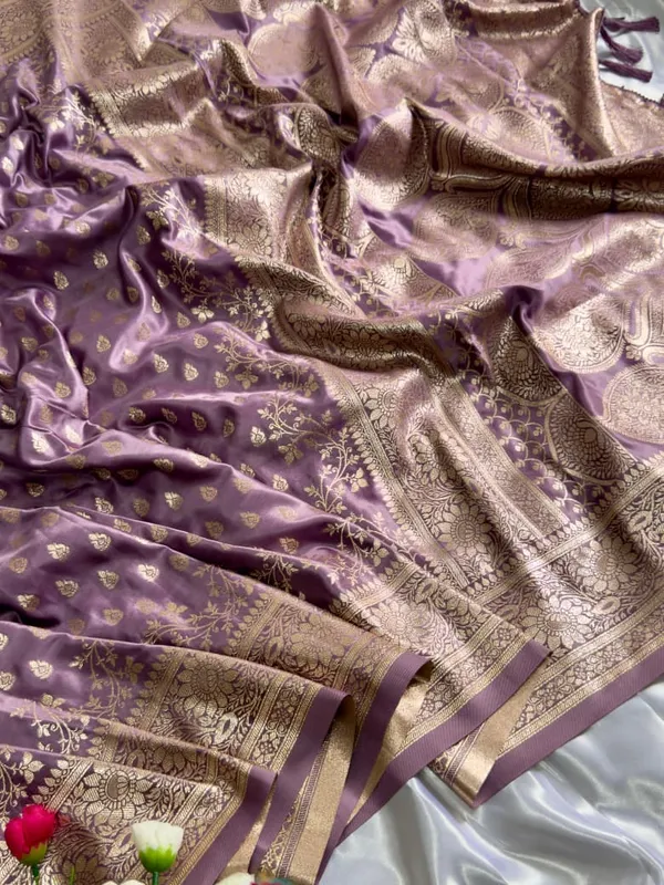 Satin_Mushroo_Katan_Banarasi_Silk_Saree