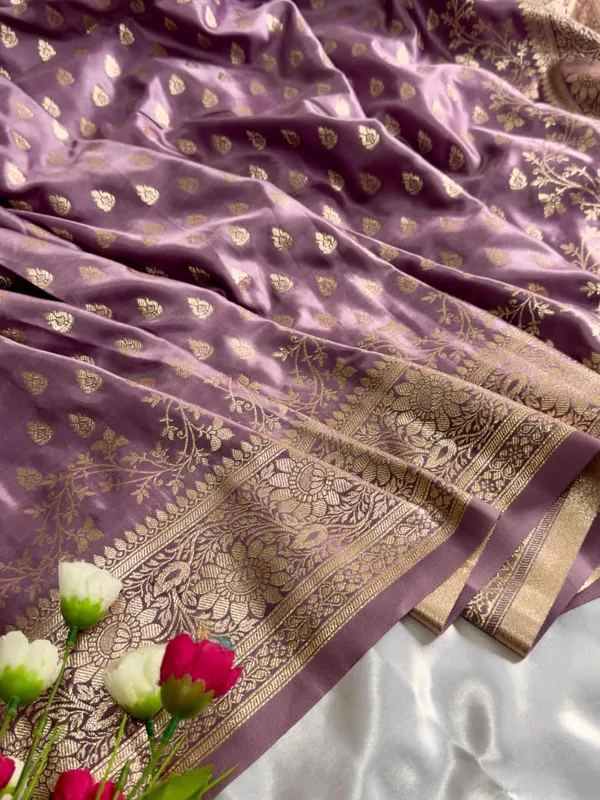 Satin_Mushroo_Katan_Banarasi_Silk_Saree