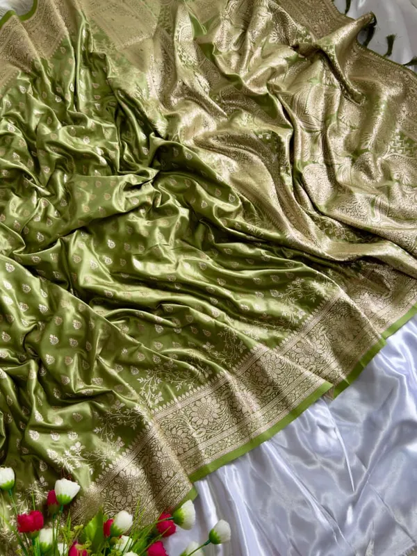 Satin_Mushroo_Katan_Banarasi_Silk_Saree