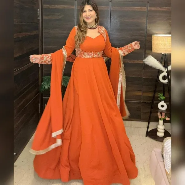 ORANGE_SHADE_KOTI_WITH_ANARKALI_SUIT_SET