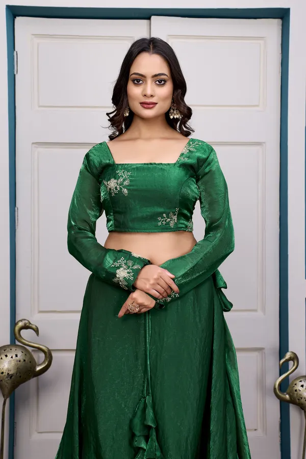 GREEN_LAHENGA_(4PCS)_SET