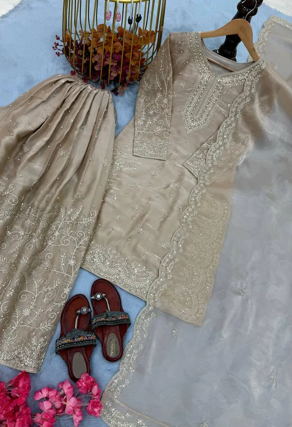 CREAM_PREMIUM_DESIGNER_READYMADE_TOP_PLAZZO_&_DUPATTA