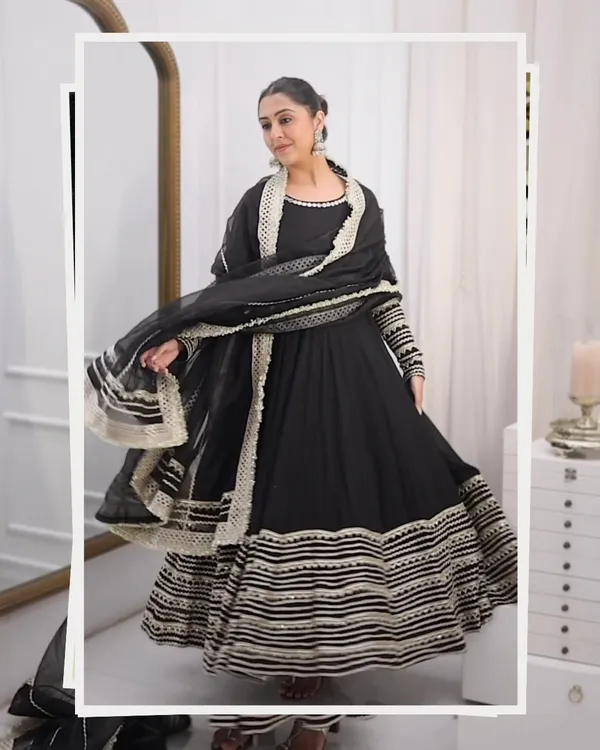 BLACK_COLOUR_EMBROIDERED_WORK_ANARKALI_SUIT_SET_(3PCS)