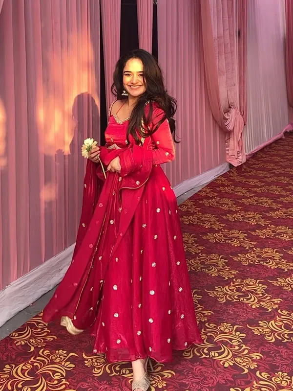 TRENDING_RED_COLOUR_READYMADE_ANARKALI_SUIT_SET