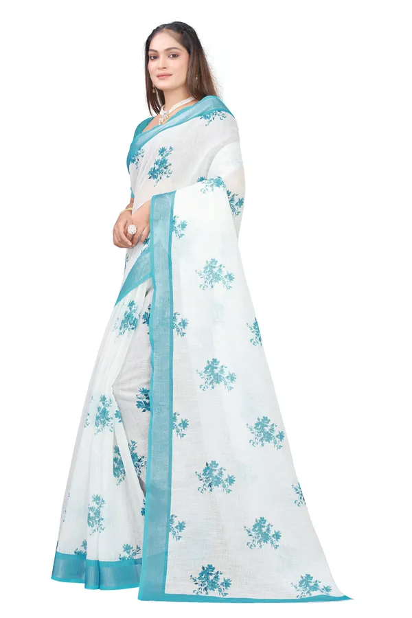 COTTON_LINEN_BLEND_LINING_DIGITAL_PRINTED_SAREE_WITH_UNSTITCHED_BLOUSE_PIECE
