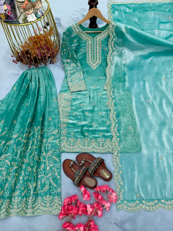 SEA_GREEN_PREMIUM_DESIGNER_READYMADE_TOP_PLAZZO_&_DUPATTA