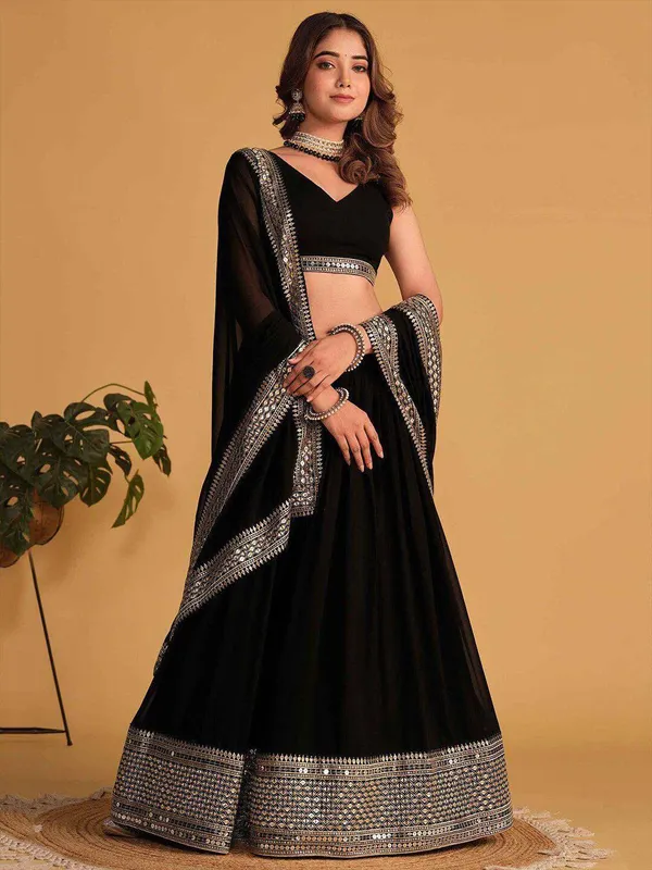 BLACK_COLOUR_PREMIUM_QUALITY_TRADITIONAL_LEHENGA_CHOLI