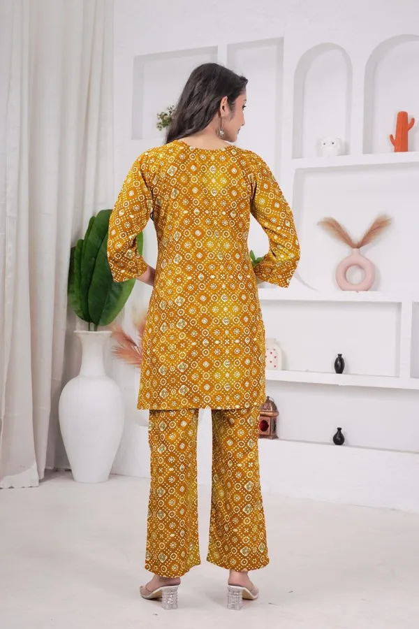 JAIPURI_BANDHNI_PATERN_PRINT_CORD_SET_KURTI_STYLE