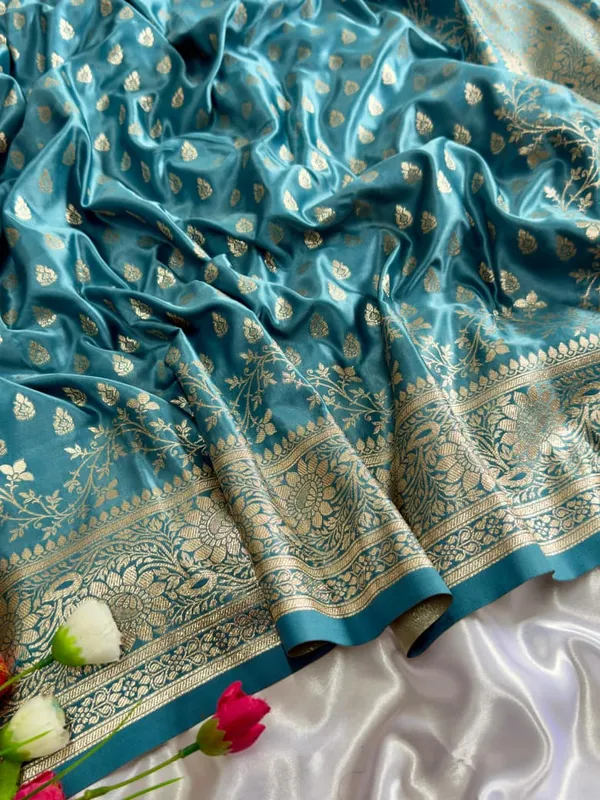 Satin_Mushroo_Katan_Banarasi_Silk_Saree