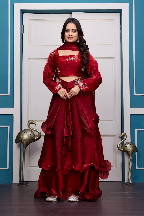 MAROON_LAHENGA_(4PCS)_SET